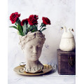 White Carved Athena Greece Goddess Bust Statue
